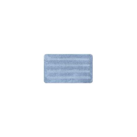 CAPRI Tappeto Bagno Quarzo Bianco Celeste 110x60 cm