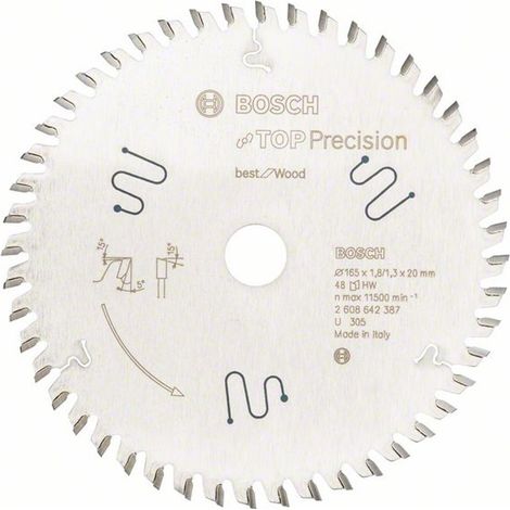 Bosch Kreissägeblatt Top Precision Best for Multi Material 165 x 20 x 1,8 mm 56 - 2608642387 (1/10)