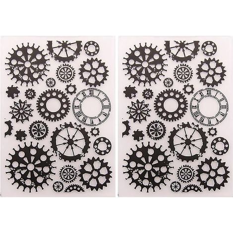 2 matrices de découpe pour la création d'albums de scrapbooking (2 pièces) (1/3)