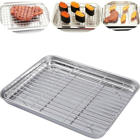 Stainless Steel Drainage Oil Cooling Rack Rack BBQ Plate Cooking Tools