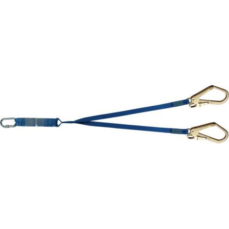Longe Fourche Sangle Tractel Double Longe Antichute Webbing 30mm - Tractel