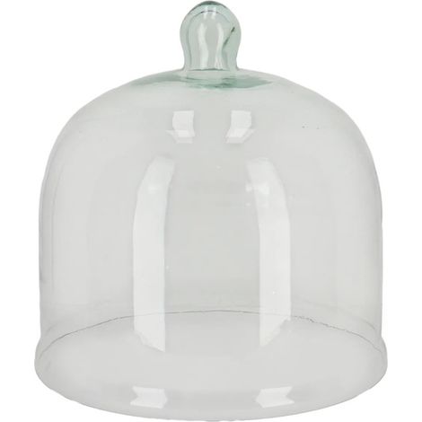 Cloche en Verre L - Transparent - 29,5 x 29,5 x H 30,3 cm - Livraison gratuite