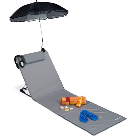 Tappetino da spiaggia con ombrellone