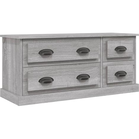 Maison Exclusive - TV-Schrank Grau Sonoma 100x35,5x45 cm Holzwerk