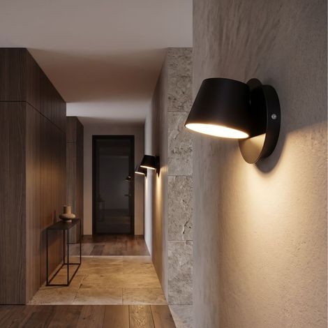 Applique Led 6w 2700k avec Direction Réglable Noir (1/4)