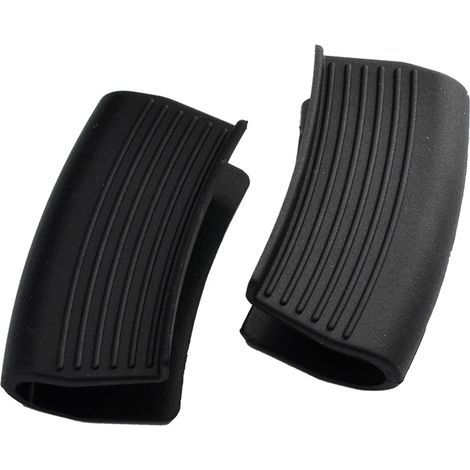 (Red, black) 2 pairs of silicone pan handles. Silicone pan handles. Insulated pan handles. (1/5)