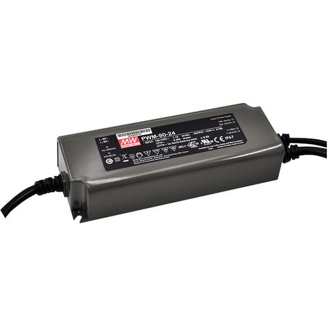 Mean Well PWM-90-24DA LED-Treiber Konstantspannung 90 W 3.75 A 24 V/DC Dali, dimmbar, Montage auf e