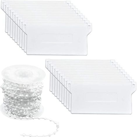 10-meter base bead 20-piece base plate set vertical blind accessories vertical Venetian blind curtain accessories (1/5)