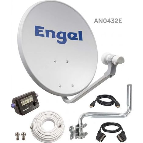 Kit installazione antenna satellitare Engel an0432e cavo 20m connettori