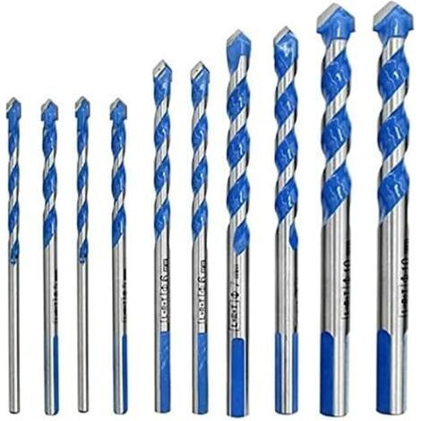 10-teiliges Hartmetall-Steinbohrer-Set für Metall, Stahl, Keramikfliesen und Porzellan – 6/8/10/12 mm (1/5)