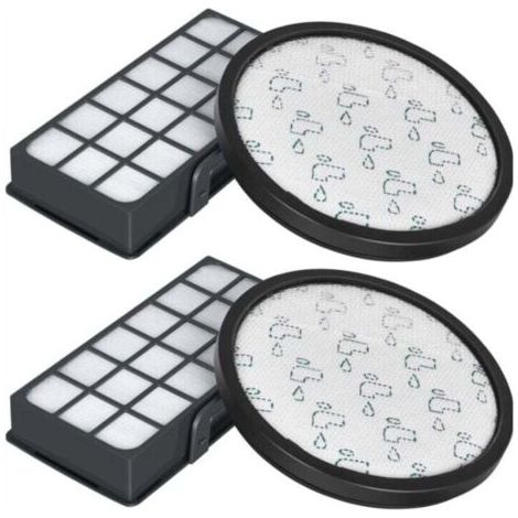 FENOPLASTICAUlisemFiltres HEPA pour Rowenta X-Trem Power Cyclonic RO6984EA RO6941EA RO6963EA RO6921EA RO6971EA RO6993EA (Modèle RO69XX) Aspirateurs, Filtre de Rechange Accessoires ZR006001 (Lot de 2) (1/4)