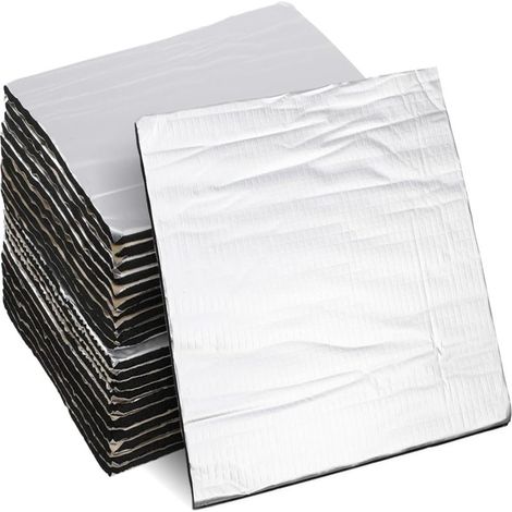 Beyamis 20 pièces d'isolation phonique et thermique pour voiture, panneaux isolants ignifuges, housses d'isolation thermique pour coffre et moteur. (1/5)