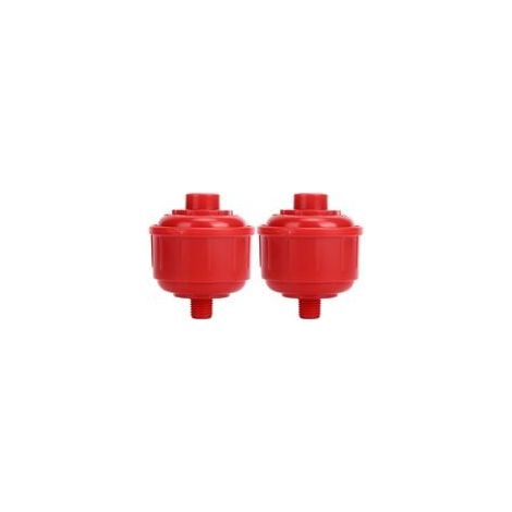 2 filtros para pistola pulverizadora, G1/4, diseño de alto flujo, filtro para pistola de pintura, accesorios para herramientas neumáticas. (1/5)