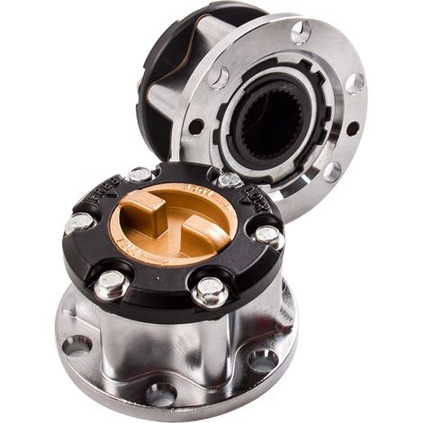 COPPIA MOZZI RUOTA LIBERA PER MT per TOYOTA LANDCRUISER hzj80 FZJ 70/75 (1/5)