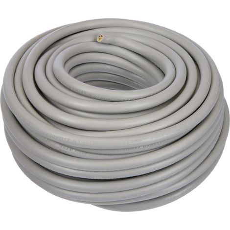 Electraline 20607088- Matassa di cavo 25 metri, colore: Grigio (1/3)
