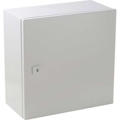 TRU COMPONENTS TC-S404020 Armoire de commande 400 x 400 x 200 Tôle d'acier gris clair 1 pc(s) (1/5)