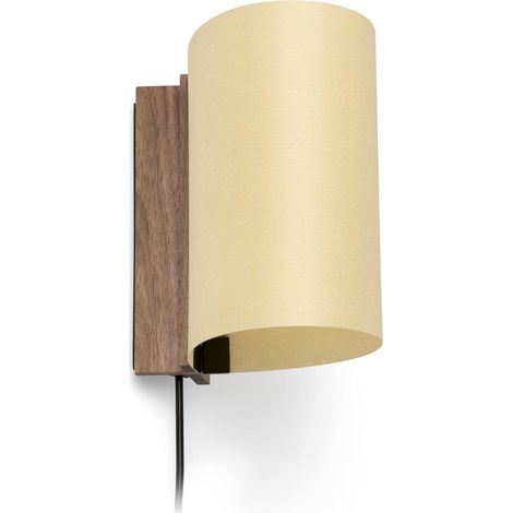Faro Cata Applique murale LED Cata 180 cm, abat-jour beige et noyer, 2700 K (1/3)