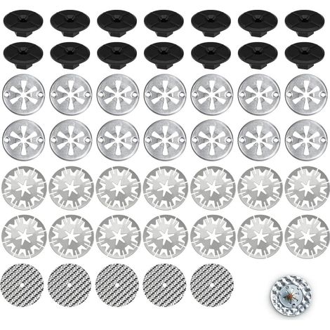 Lot de 47 plaques de Protection Thermique pour Voiture  Kit de réparation Bouclier  Disques de Serrage 30mm (1/5)
