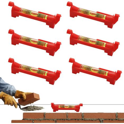 Niveaux à Bulle Professionnels,Niveau à Ficelle pour Maçonnerie,Plomberie,Travaux de Gouttières,Niveau à Esprit Rouge (1/5)