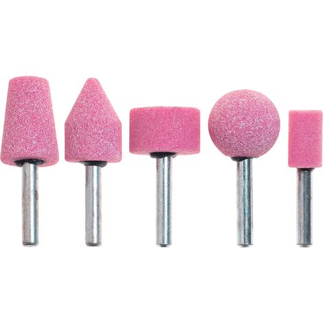 MOLE ABRASIVE AL CORINDONE ROSA '399.00' set 5 pezzi  - PG