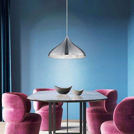 Pendel Leuchte Beleuchtung Metall Landhaus Stil Hänge Lampe Licht TRIO 307400107