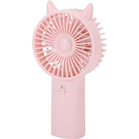 Mini ventilateur portable silencieux rose (1/5)