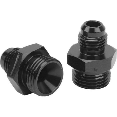 Adaptateur Orb Mâle - Alliage D'aluminium 6061-T6 - Joint Torique NBR - Pression De Travail 1500 Psi - Pour Circuit Hydraulique Et Carburant - Lot De 4 (1/5)