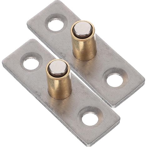 2 pièces guide de sol pour porte de grange coulissante, fer, 8 mm (1/5)