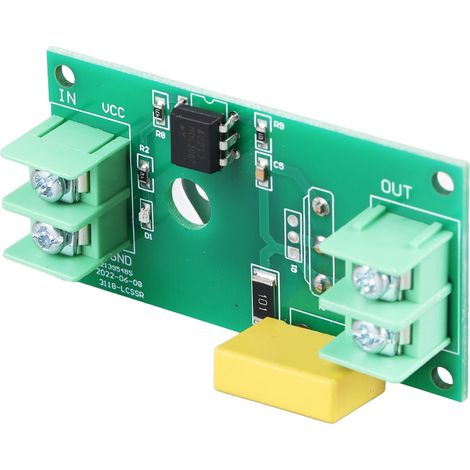 1-Kanal-SCR-Relaismodul, MOS-Transistor-Ausgang, Optokoppler-Isolation, 3-24V DC-Relaismodul mit Störfestigkeit (1/5)