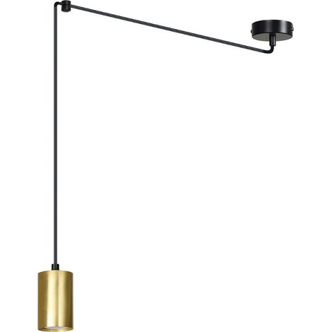 Suspension spot 1x Emibig Traker réglable noir/or GU10 (1/5)