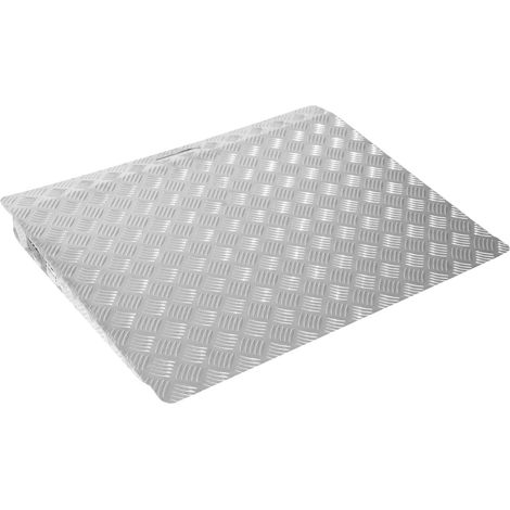 TRUTZHOLM Türschwellenrampe Bordsteinrampe 63 cm Länge 250 kg Traglast Aluminium Rollstuhlrampe mit Tragegriff