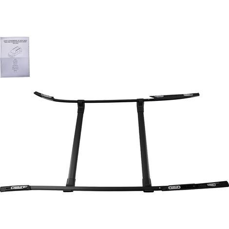 Black Roof Rails Cross Bars Kit for Land Rover Discovery Sport L550 2014+ (1/5)