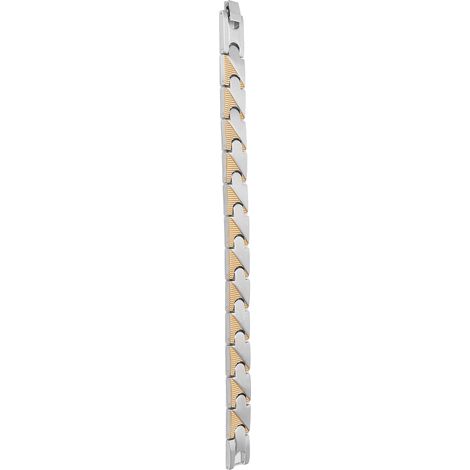 Bracelet magnétique simple et élégant en acier titane pour homme, soulageant la douleur. (1/5)