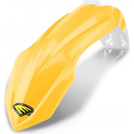 Garde Boue Avant YAMAHA - Jaune / Blanc
