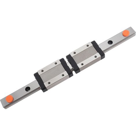Rail de guidage linéaire de 200mm avec 2 blocs coulissants, roulement MGN12H, guide de mouvement en acier pour imprimante 3D, outil CNC (1/5)