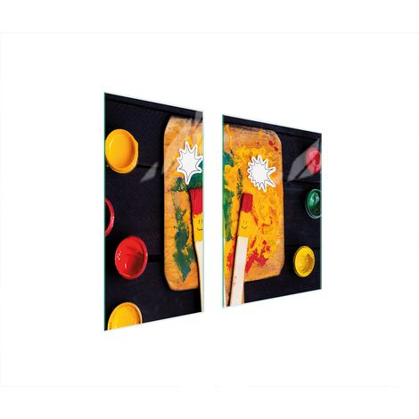 PLAQUE DE PROTECTION EN VERRE 75x52 SMILE (1/5)