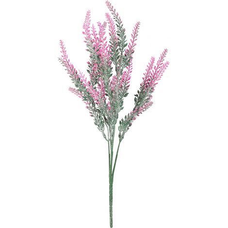 Mariage Lavande Artificielle - 25 Pcs 37cm Têtes Mariage Fleurs Artificielles Lavande pour Mariage Décor À La Maison Bureau Jardin Patio Décoration(Rose pâle) (1/5)