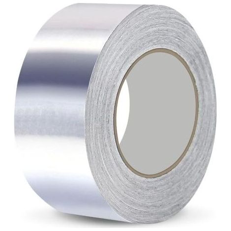 Ruban adhésif aluminium 50 mm x 50 m, haute température et isolation thermique, pour étanchéité et réparation (1/5)