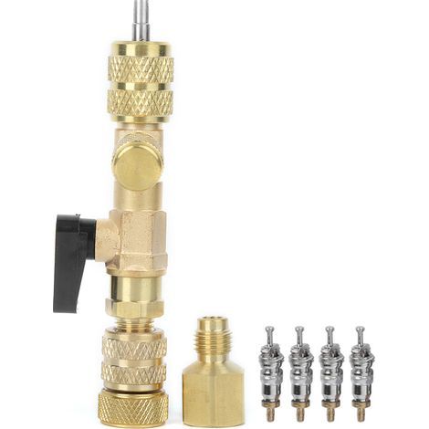 Kit di attrezzi SUNXURY in 4 pezzi per la rimozione e l'installazione del nucleo della valvola. (1/5)