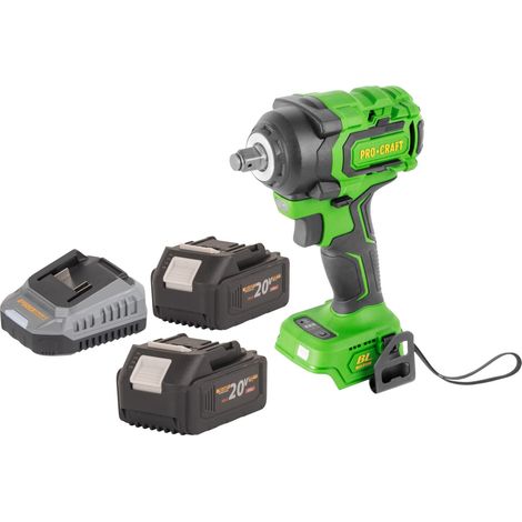 Atornillador de impacto a batería Procraft PWA18bb 20 V 550 Nm 1/2" sin escobillas Solo - sin batería, sin cargador (1/5)