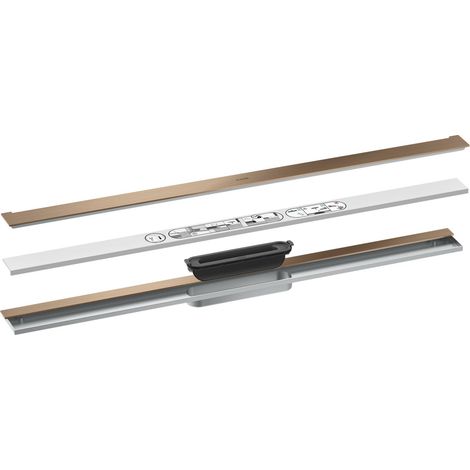 hansgrohe AXOR Drain Set de finition rigole, 900mm pour montage (1/2)