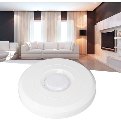 Détecteur infrarouge 12 V pour intérieur, montage au plafond, détecteur de présence humaine antivol, sonde infrarouge adaptée aux résidences, usines, bâtiments industriels, banques, villas (1/5)