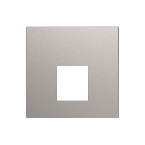 Hager - WXD202T - Enjoliveur prise RJ45 2M titane (1/4)
