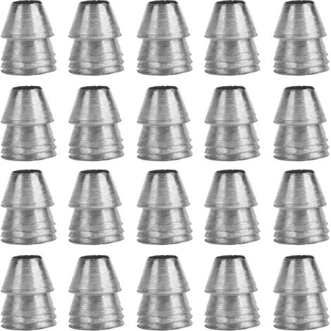 Ensemble de 20 coins de sécurité à manche rond en acier pour marteau, hache, marteau à griffes et masse, diamètre 11 mm / 0,43 po (1/5)