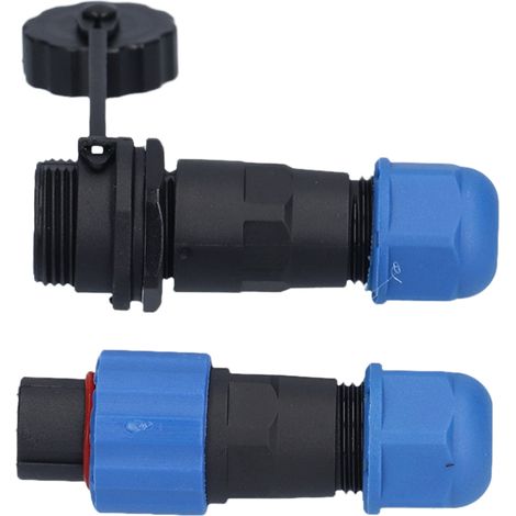 Connecteur de câble aéronautique, prise 1 à 7 broches, connexion robuste, bonne résistance à la corrosion, connecteur de câble, fiche aéronautique 4 broches (250 V 5 A) (1/5)