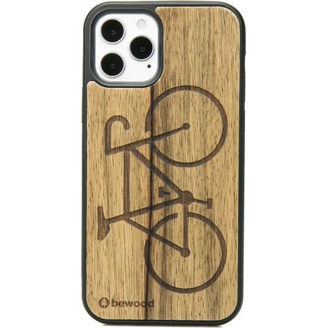 Custodia in legno per iPhone 12 / 12 Pro LIMBA BIKE (1/3)
