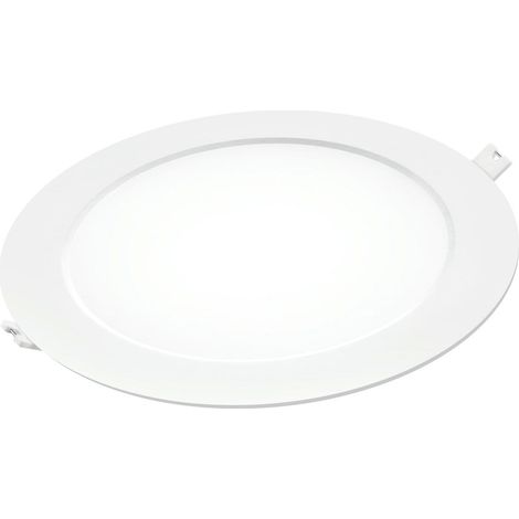 Downlight LED MATEL PC blanco empotrar redondo 18W neutra (1/3)