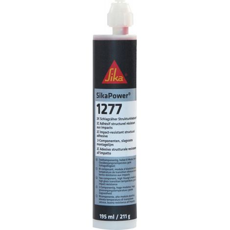 Adhésif SikaPower-1277 195ml DualCartouche(2K) (Par 12) (1/2)