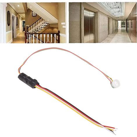 Mini interrupteur infrarouge à détection de présence humaine, barre lumineuse LED pour armoire, ruban lumineux, capteur PIR (1/5)