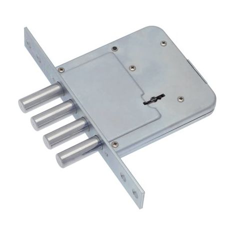 Serratura metallo infilare 454 sab b.q zinc f.mm 25 dm m4 h.cm 110 e.mm 60